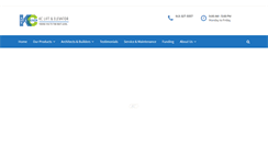 Desktop Screenshot of kclift.com
